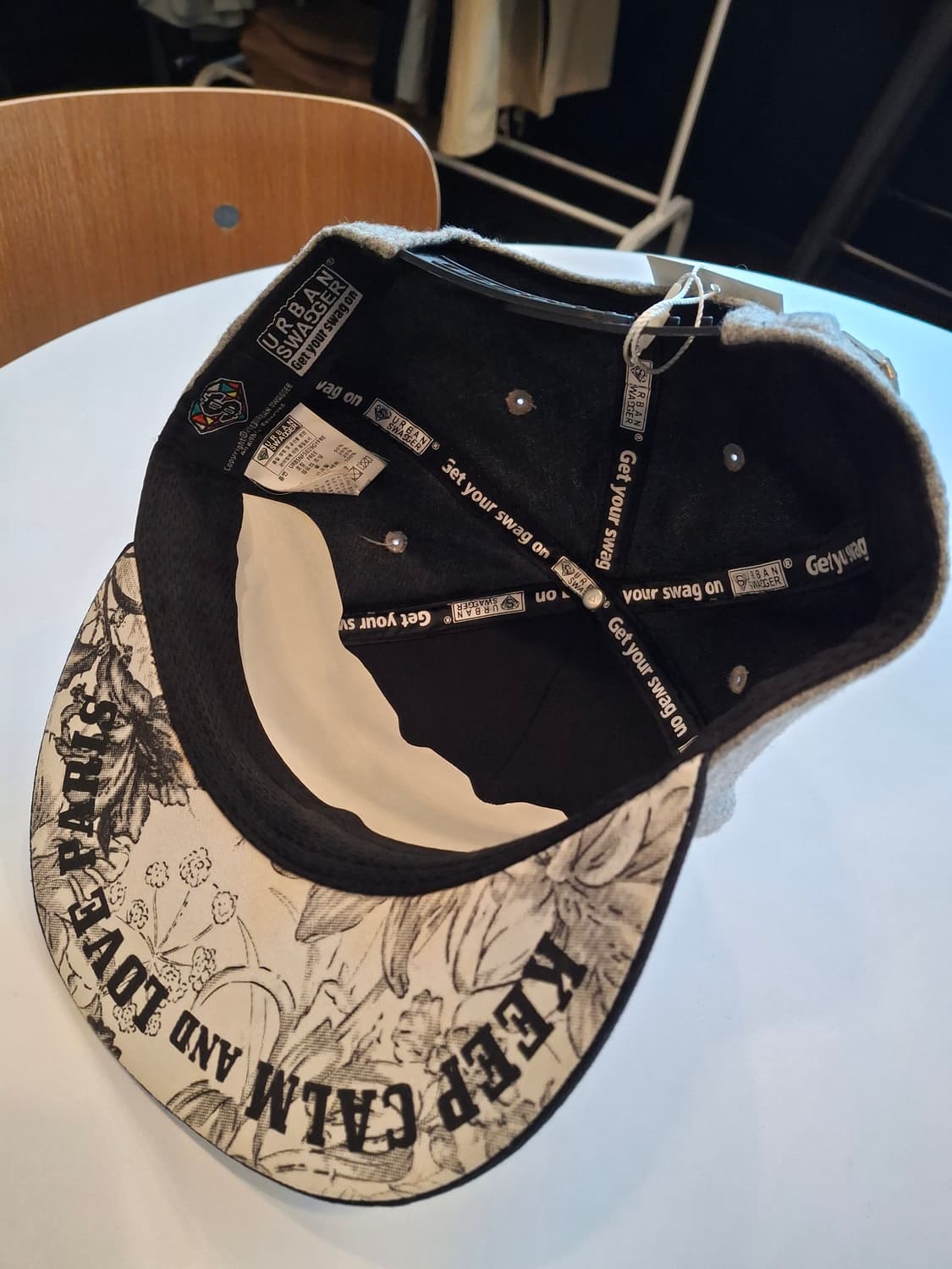 (마지막특가) 파리 패치 스냅백 볼캡 상품이미지3