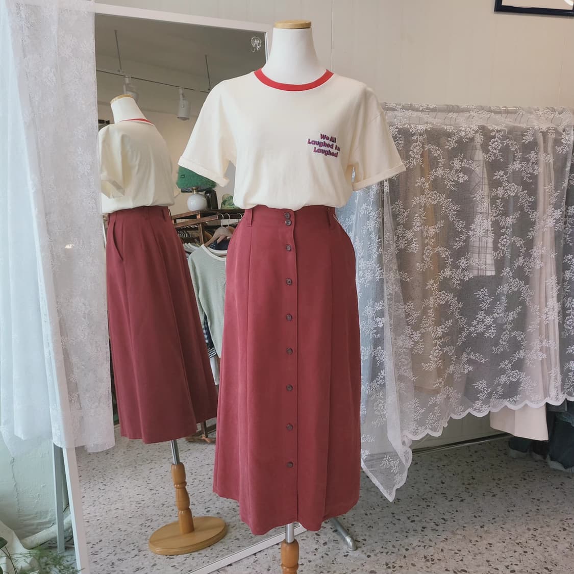 Double focus 링거 반팔티셔츠 상품이미지2