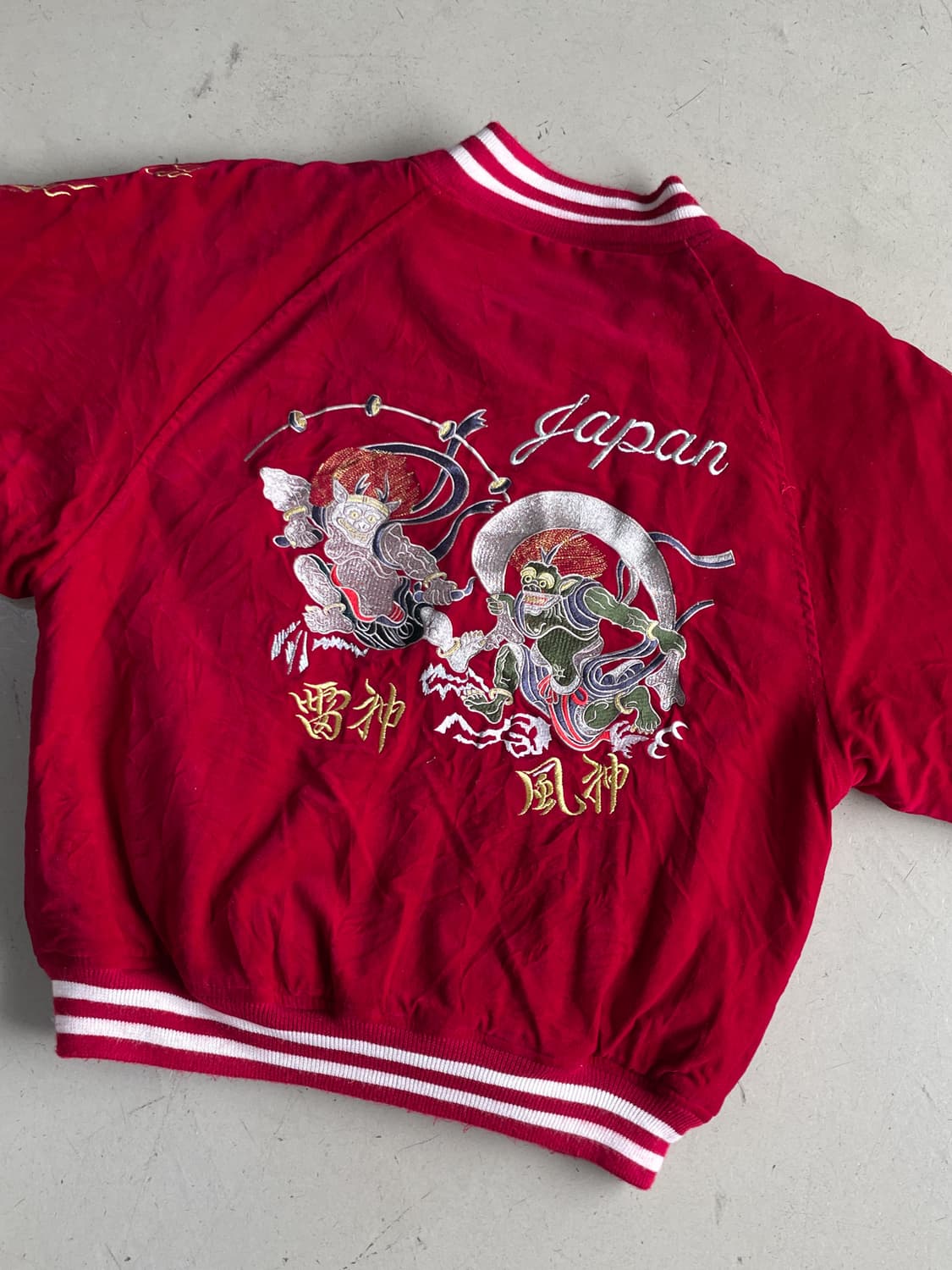 Jake 풍신&뇌신 재패니즈 오리엔탈 수베니어 벨루어 스카쟌 상품이미지6