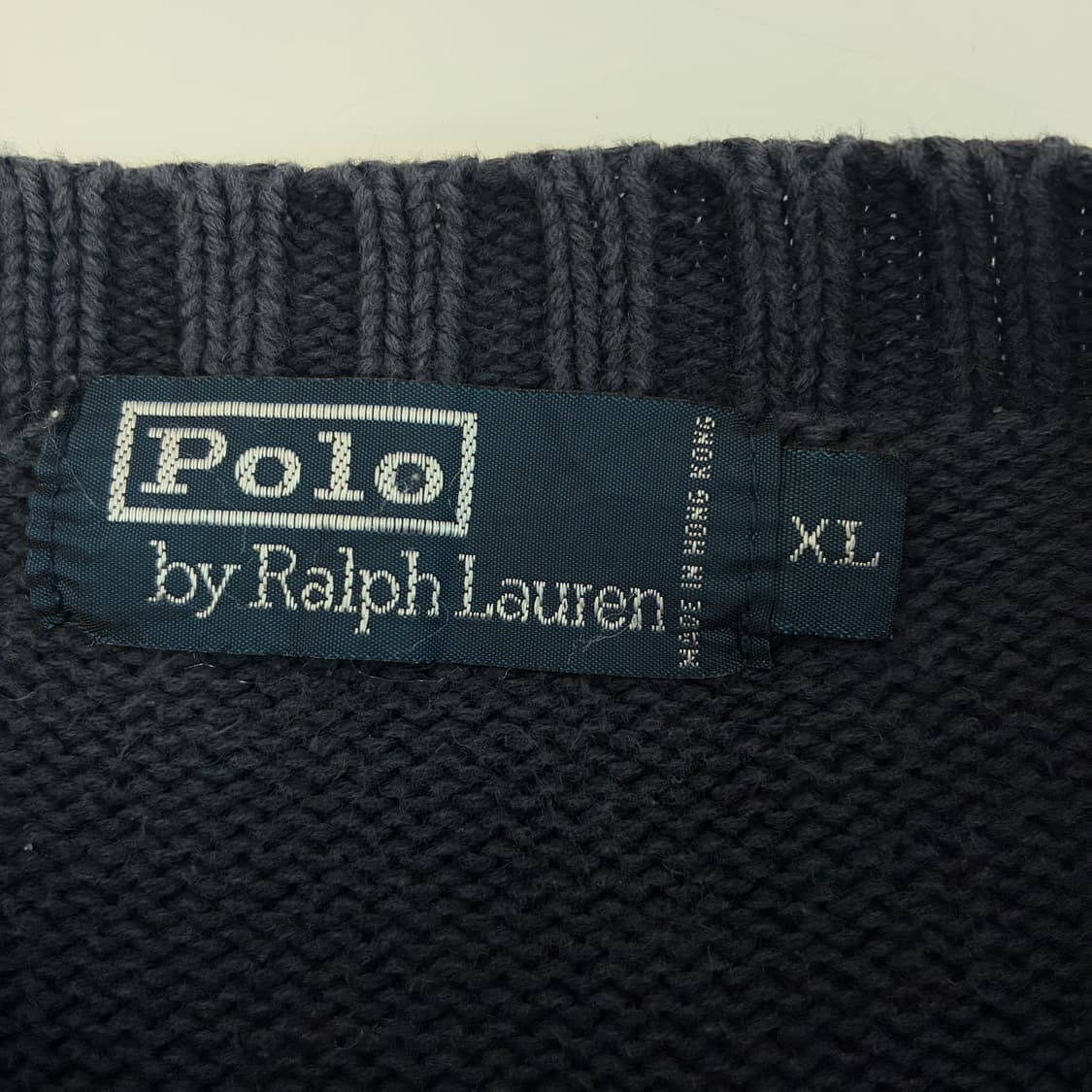 Polo  폴로 랄프로렌 자수 코튼 네이비 니트  상품이미지4