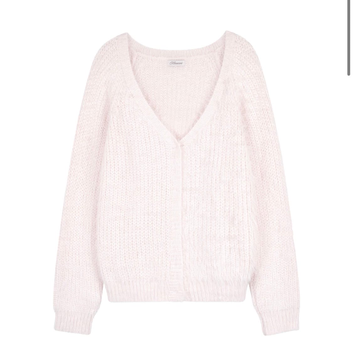 클리시어 슈가플럼 가디건 핑크 상품이미지1