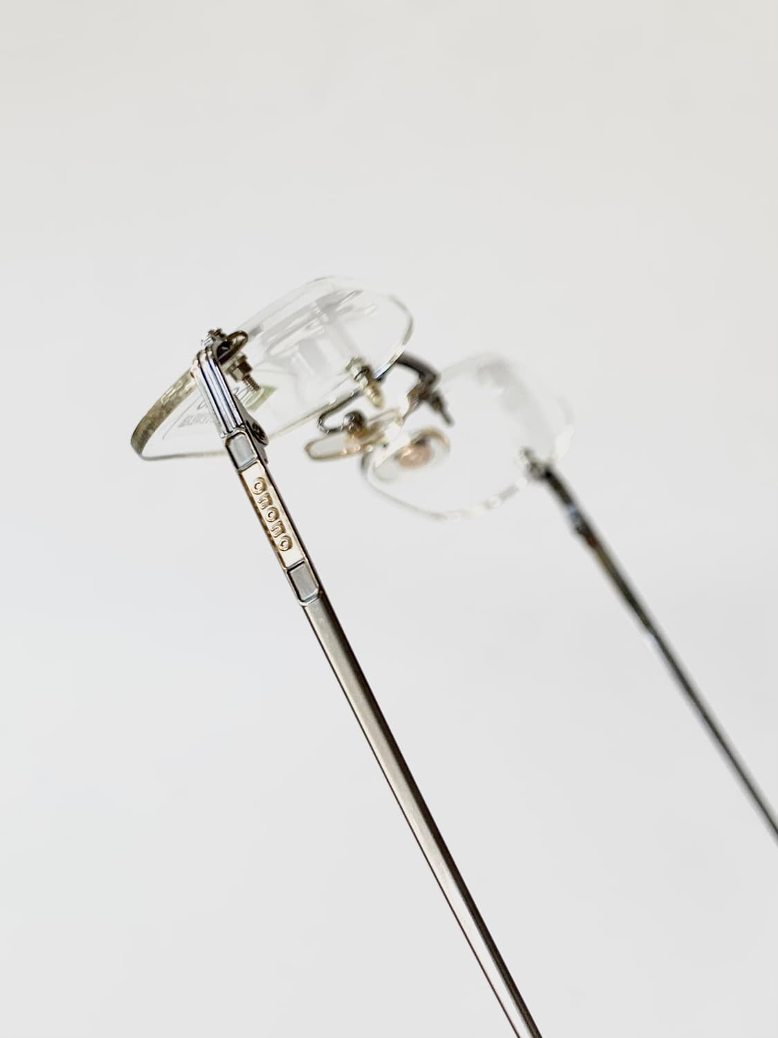 [픽키-634] 실버 무테 안경 프레임 미니멀 라인  상품이미지5