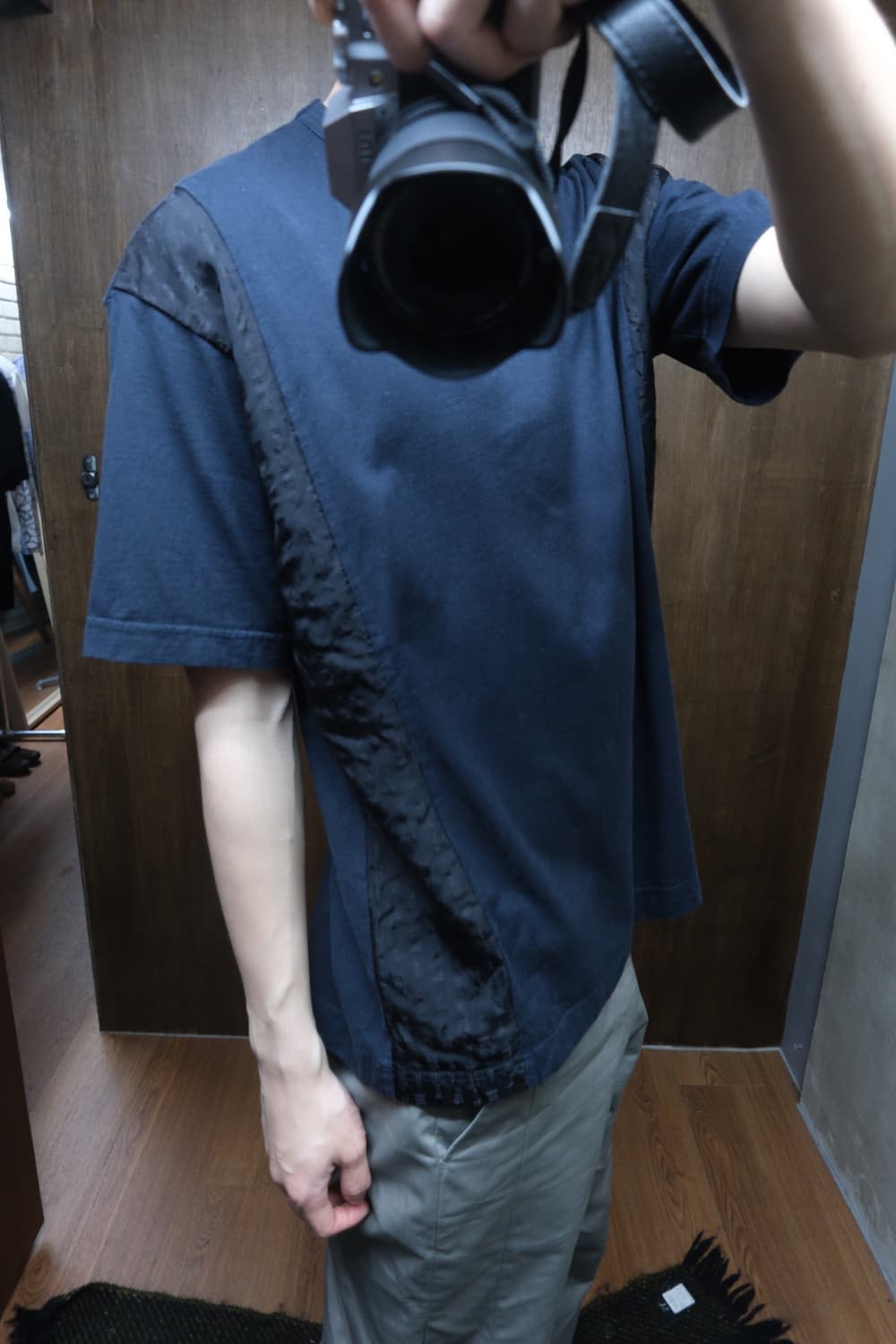 Comme des garcons homme 나일론 도킹 반팔 S 상품이미지8