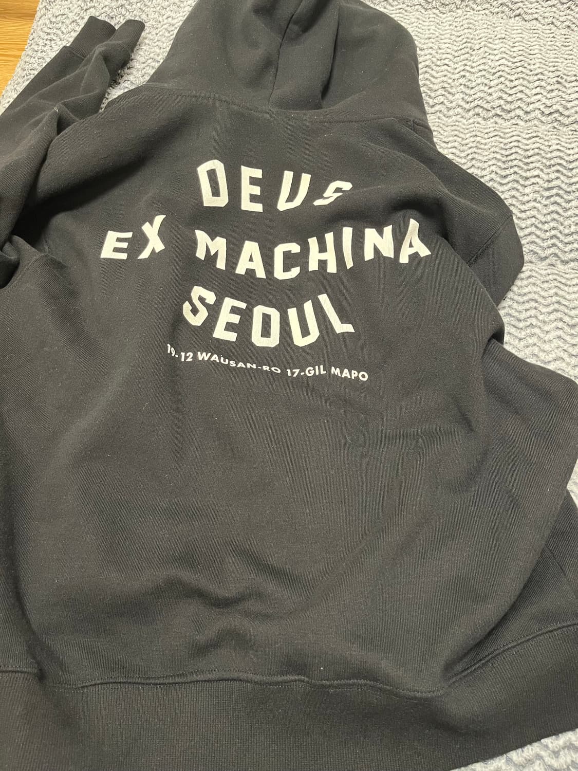 데우스 COLLEGE ADDRESS HOODIE ZIP UP M 상품이미지2
