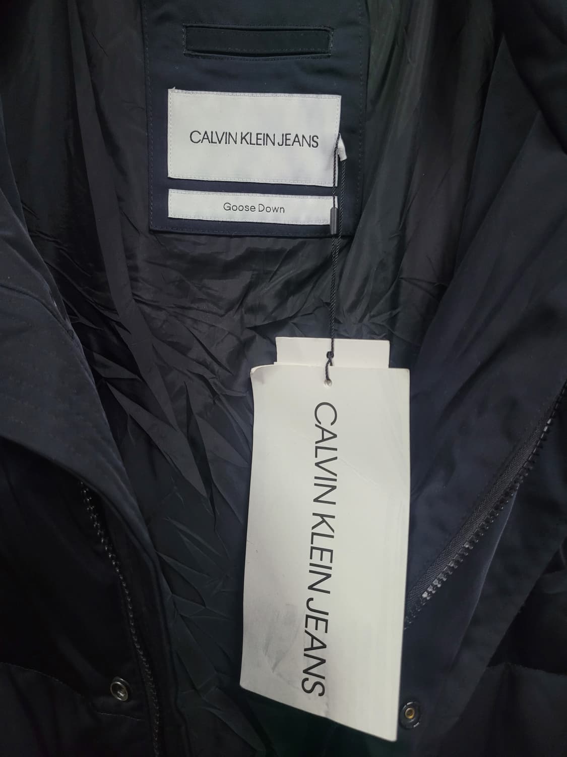 Calvin Kline Jeans 캘빈클라인 구스다운 롱패딩(새제품급) 상품이미지5