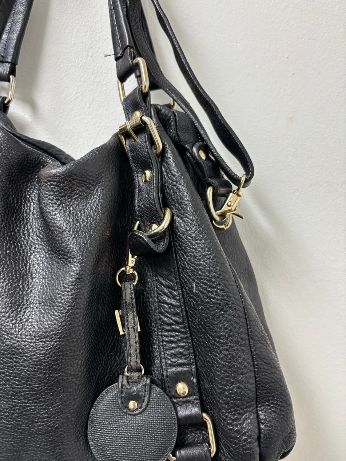“Vintage“Y2K Black Leather Bag 상품이미지4