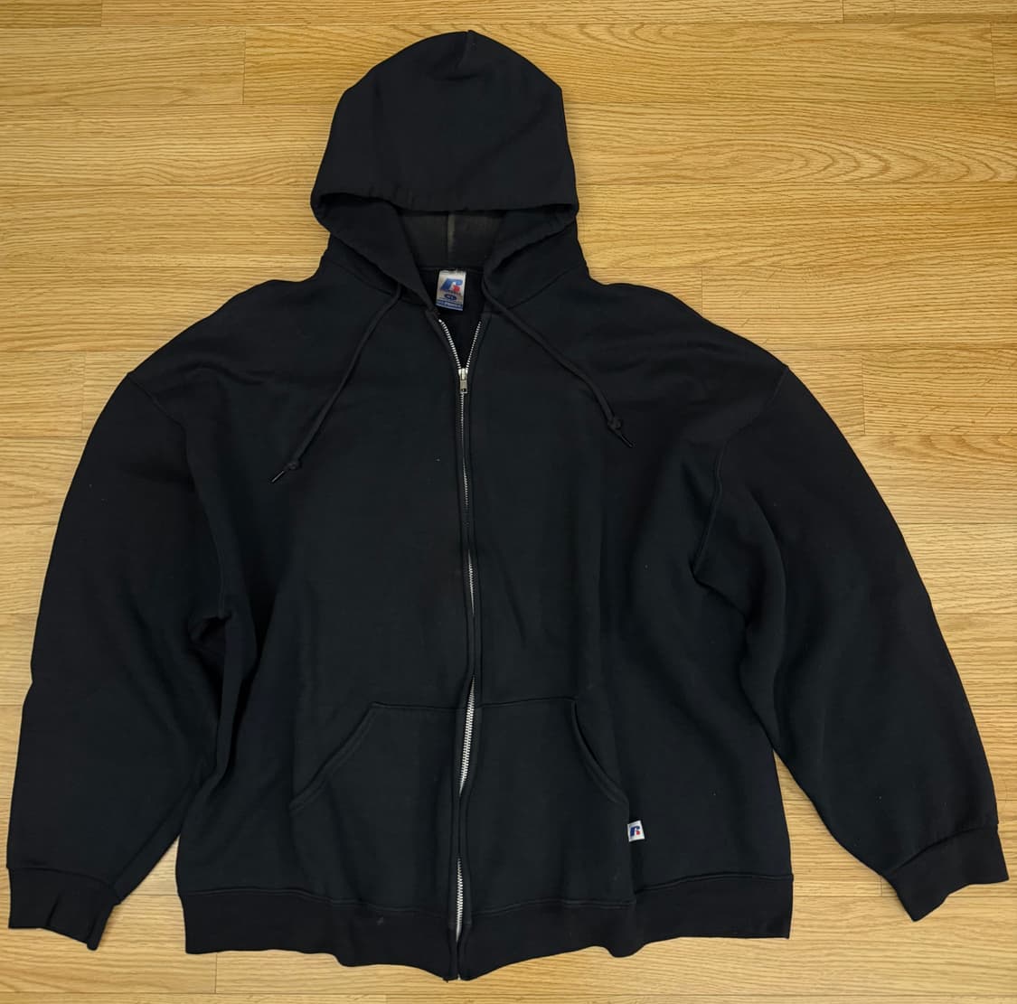 00s 러셀 후드집업 블랙 상품이미지1