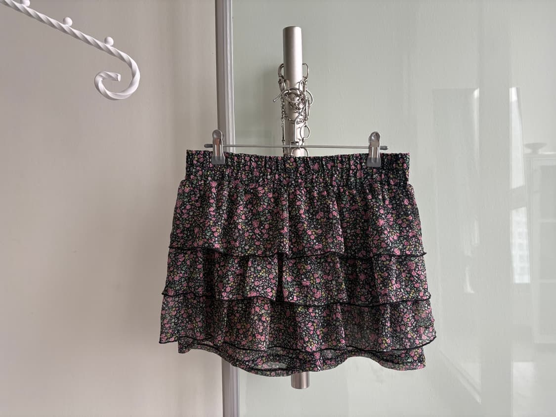 floral ruffle mini skirt 상품이미지8