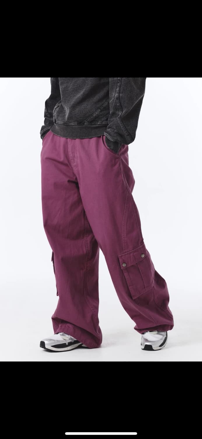 트래블 퍼플 팬츠 S 상품이미지2