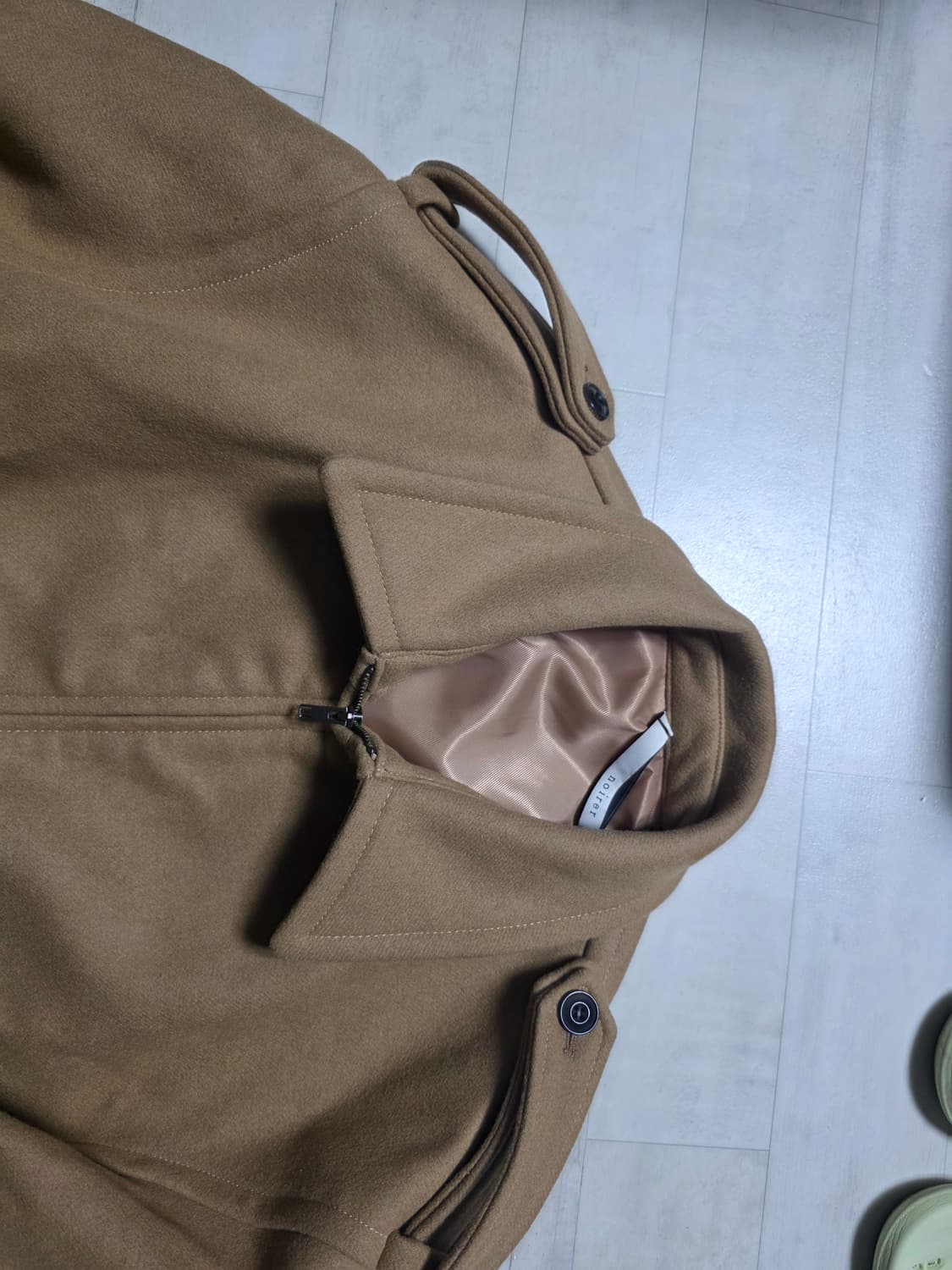 노이어 헤비 울 오버사이즈 블루종 48 상품이미지4