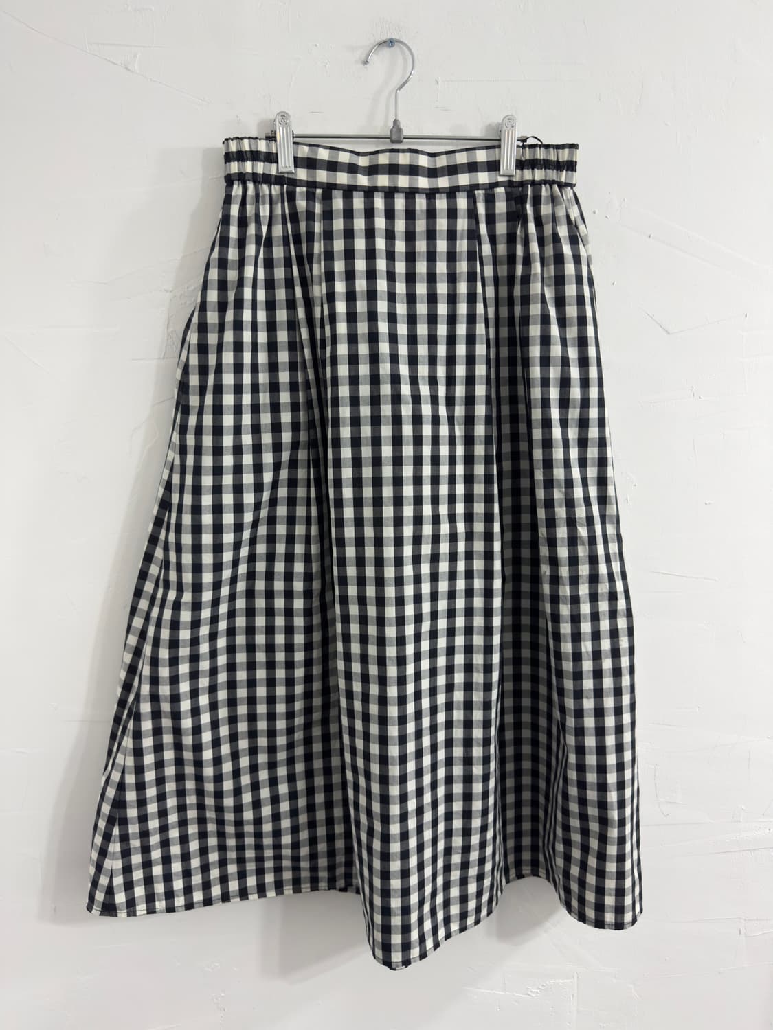 gu check long skirt 상품이미지4