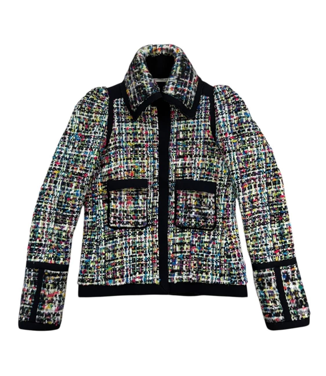 발렌시아가 07FW 런웨이 멀티컬러 헤비 트위드 자켓 상품이미지4
