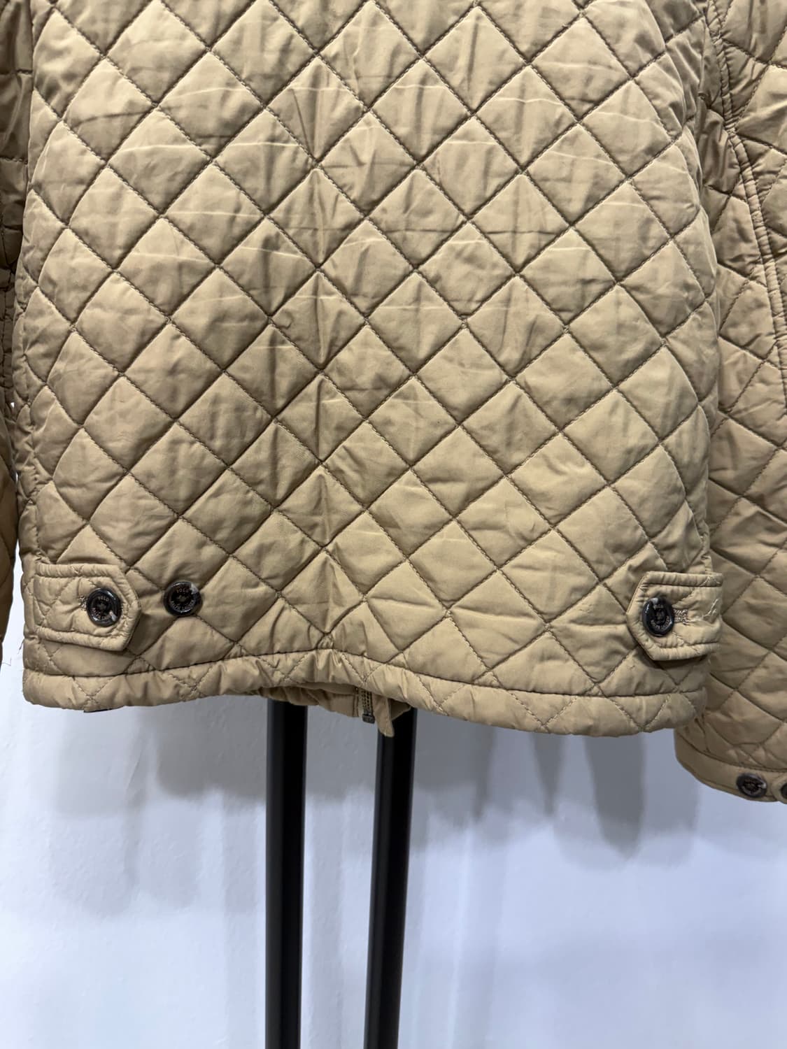 정품) 폴로랄프로렌 키즈 퀼팅 자켓 카키색 10-12y 상품이미지5