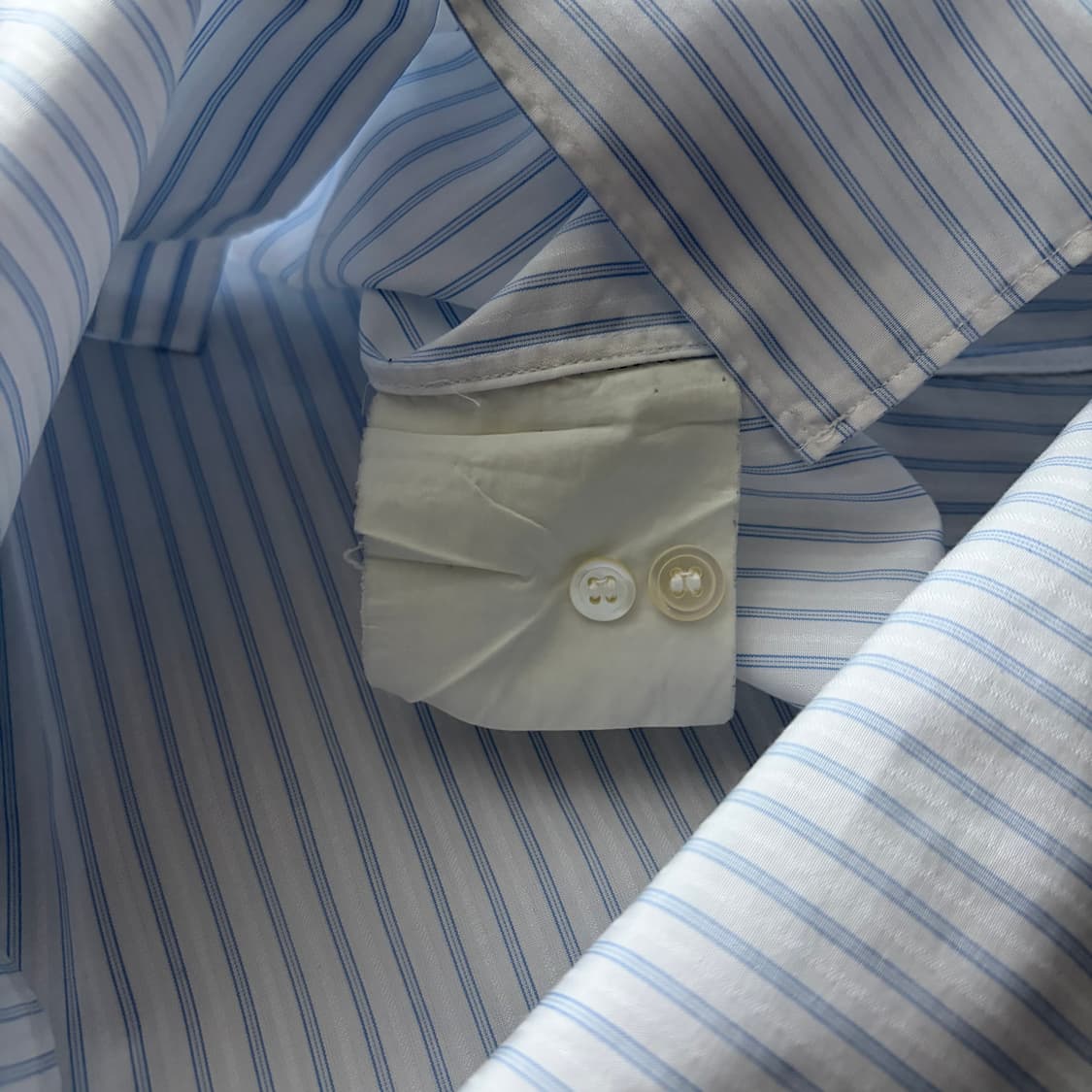 Check Collar Detail Stripe Shirts 상품이미지5