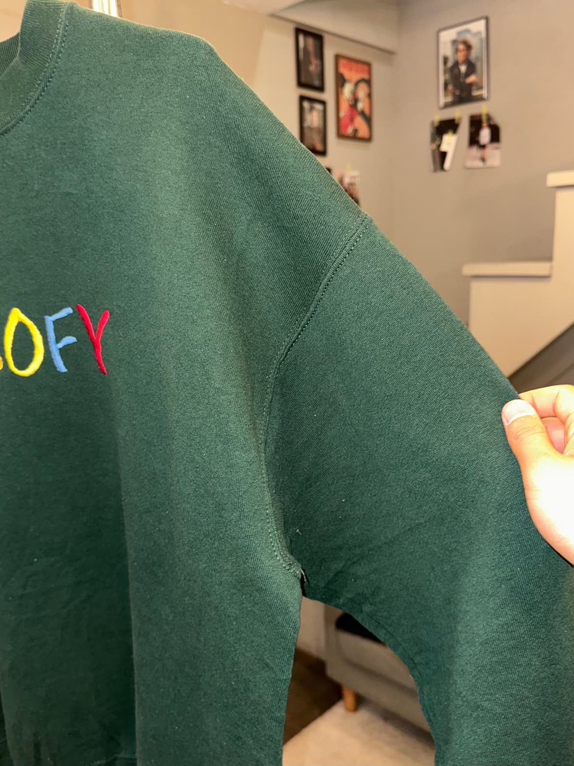 90’s Disney Goofy logo embroidery sweats 상품이미지7