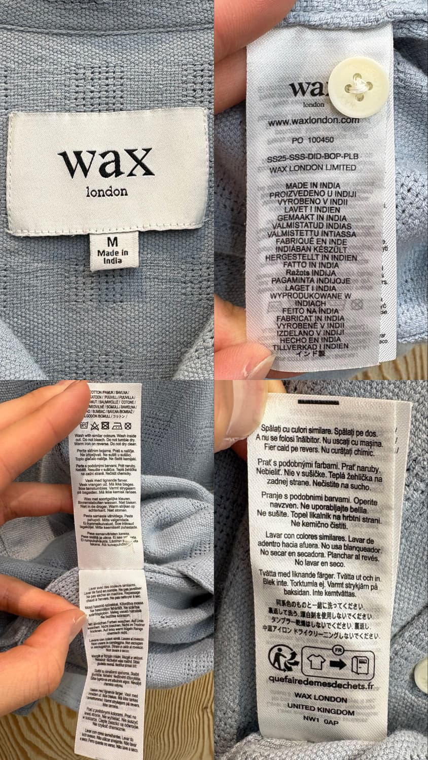 왁스 런던 시어서커 반팔 셔츠 상품이미지10