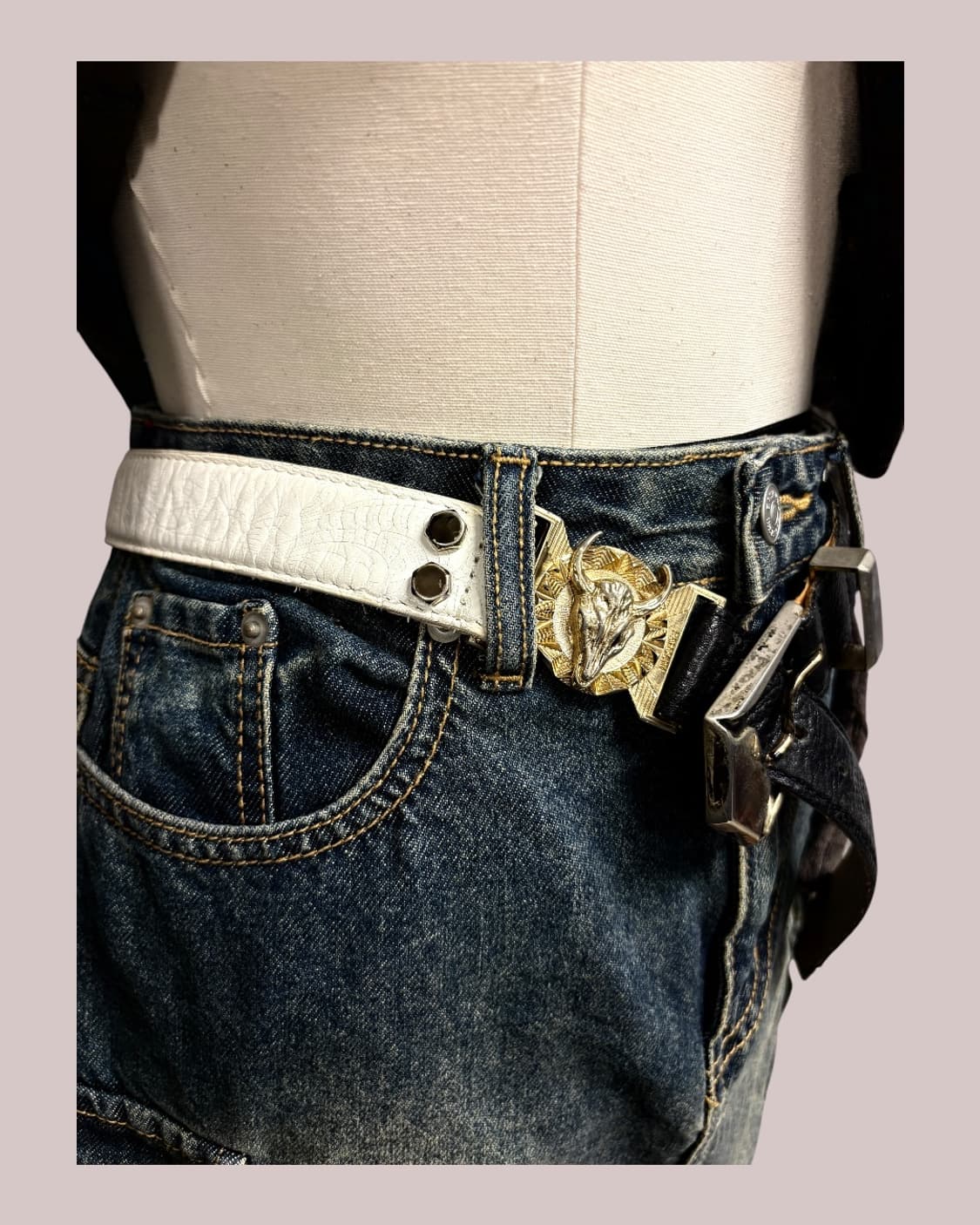 BALMAIN [정품/정품각인] 발망 빈티지 버팔로 황소 상품이미지2