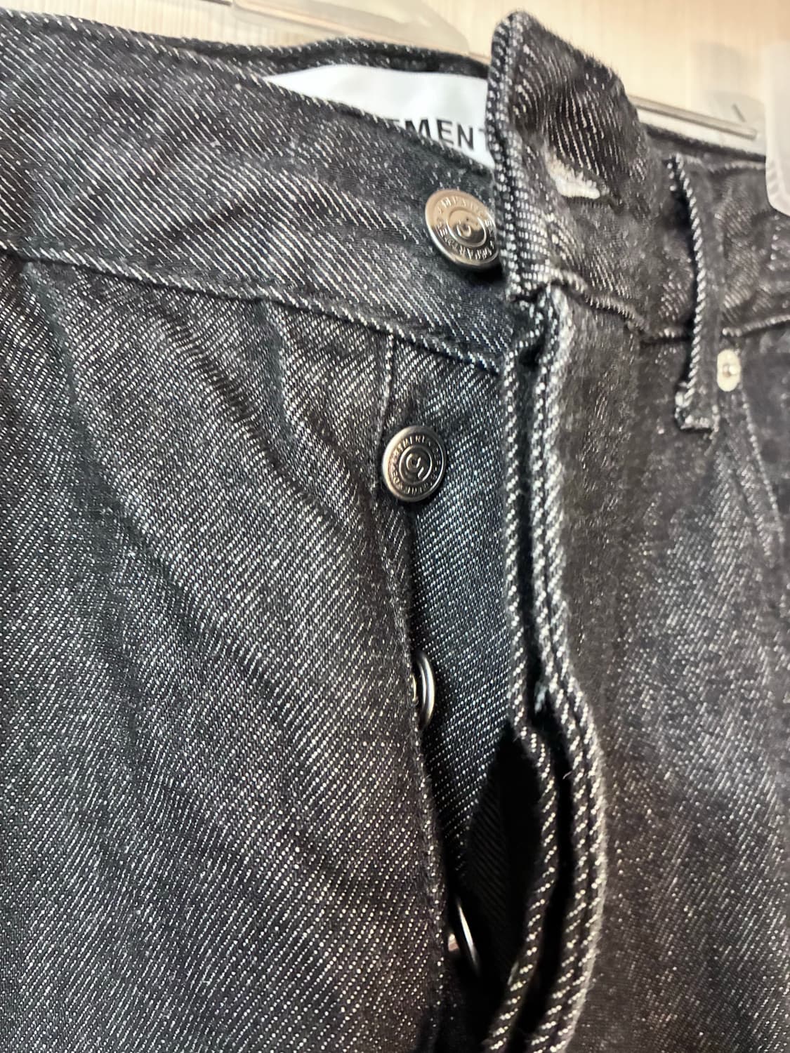 새제품) 디파트먼트5 블랙 데님 팬츠 상품이미지8