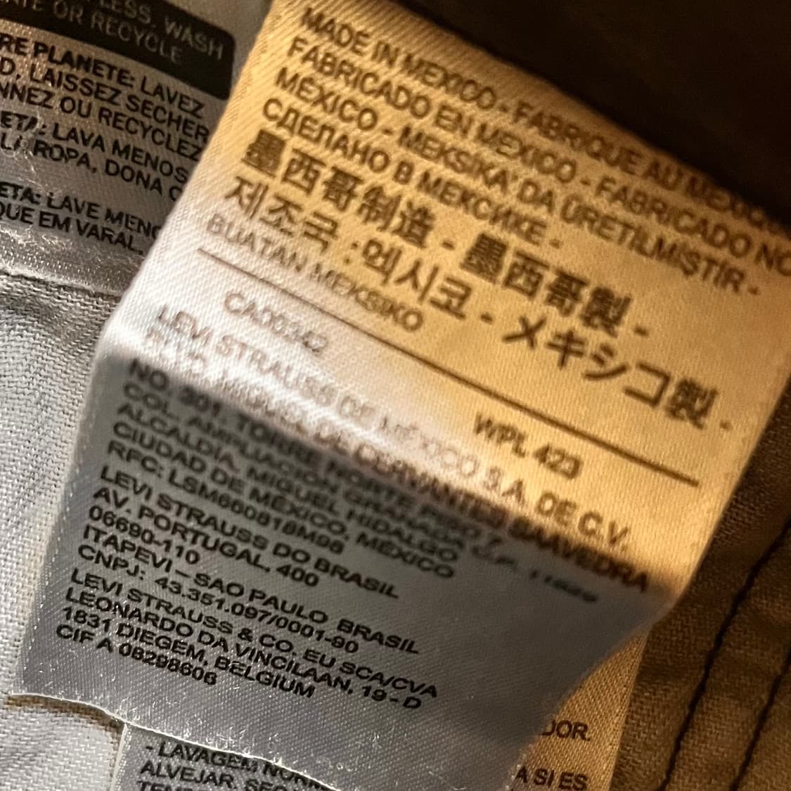 리바이스 501 블랙진 W31 L32 상품이미지5