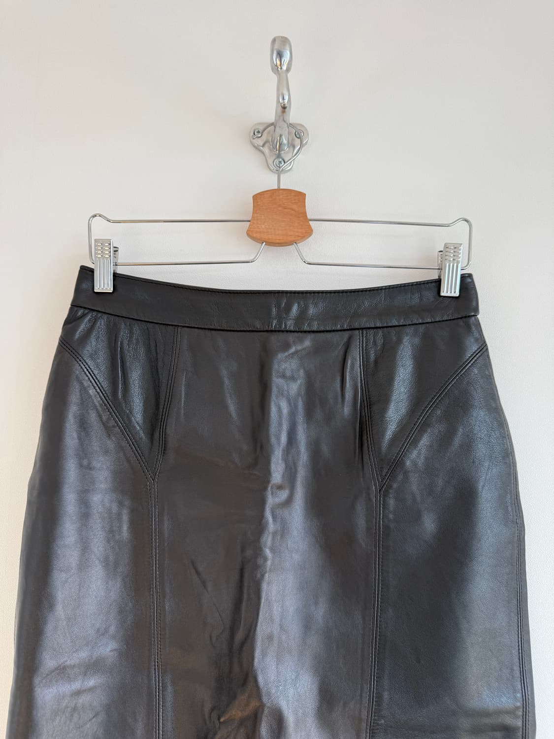 MICHAA 레더 스커트 상품이미지2