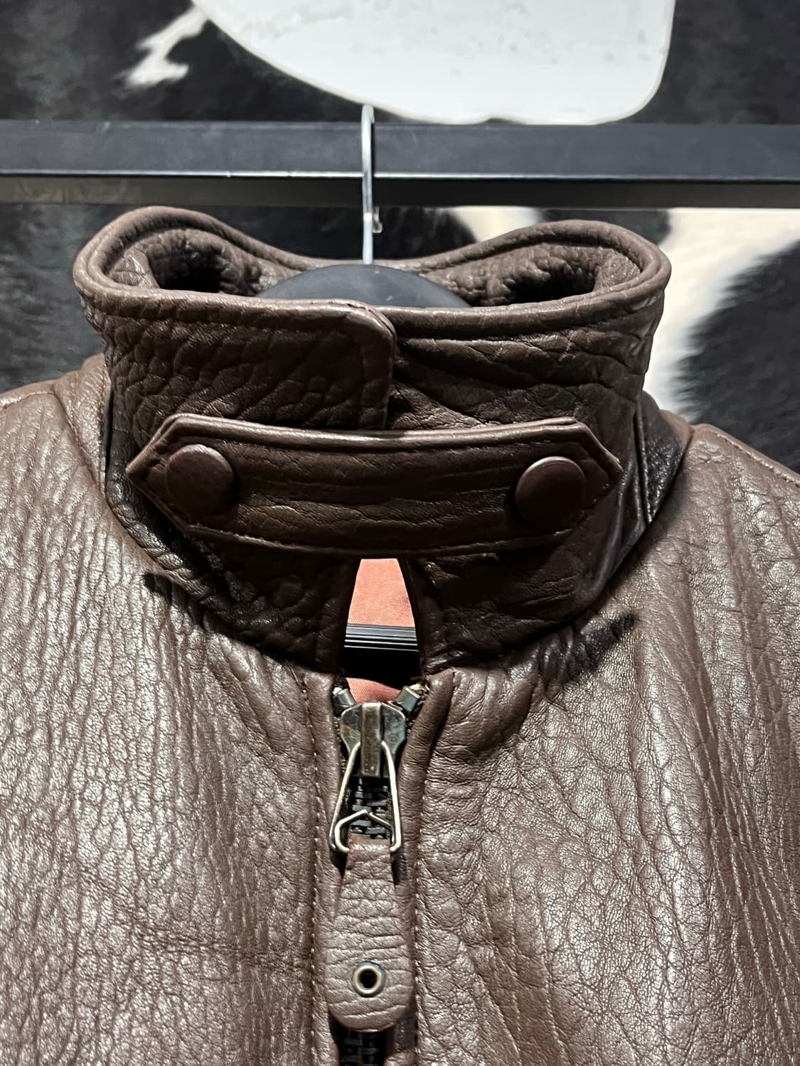 Toma 브라운 레더 자켓 상품이미지6