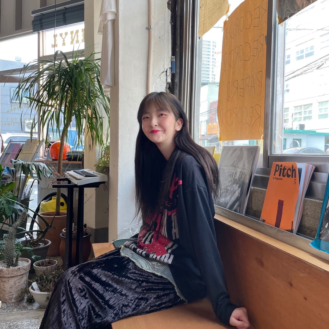 레터링 키치 하이틴후드티 상품이미지1