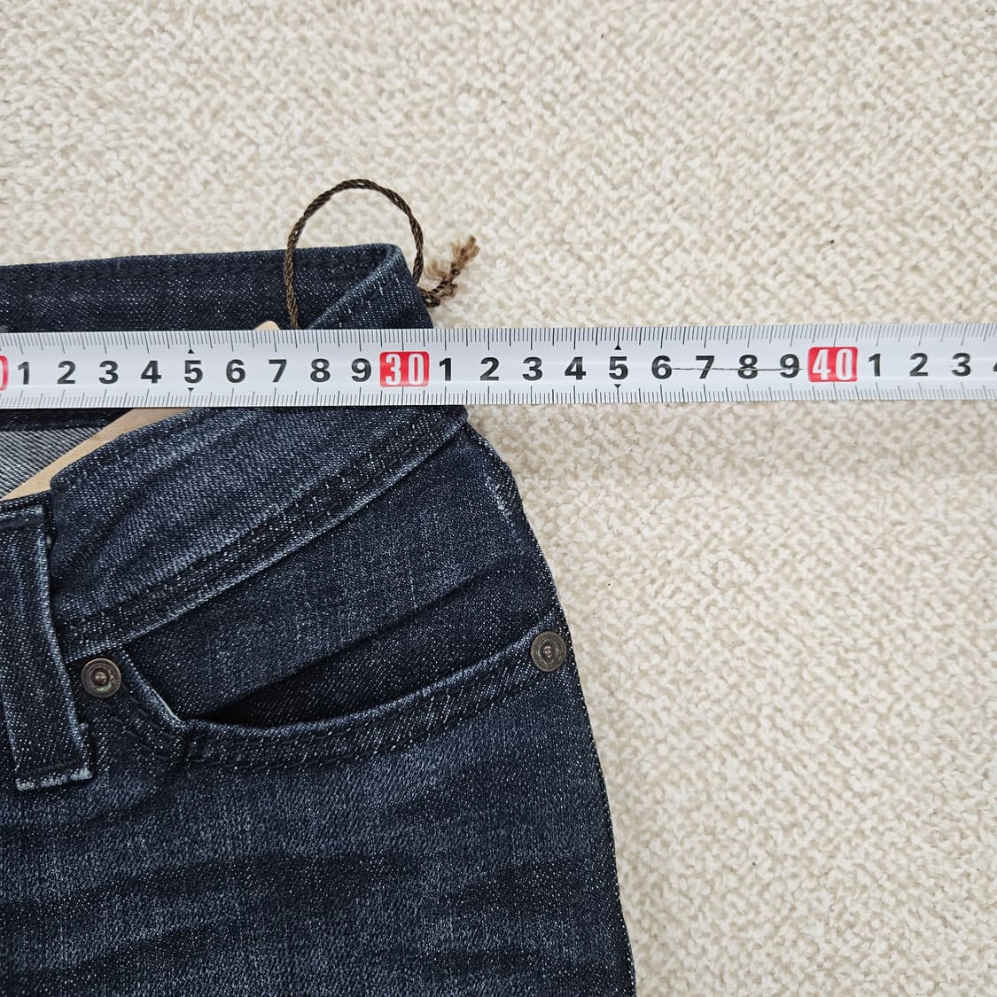 [25] 새상품 리바이스 볼드 커브 로우 라이즈 스키니 진청 팬츠 120 상품이미지5