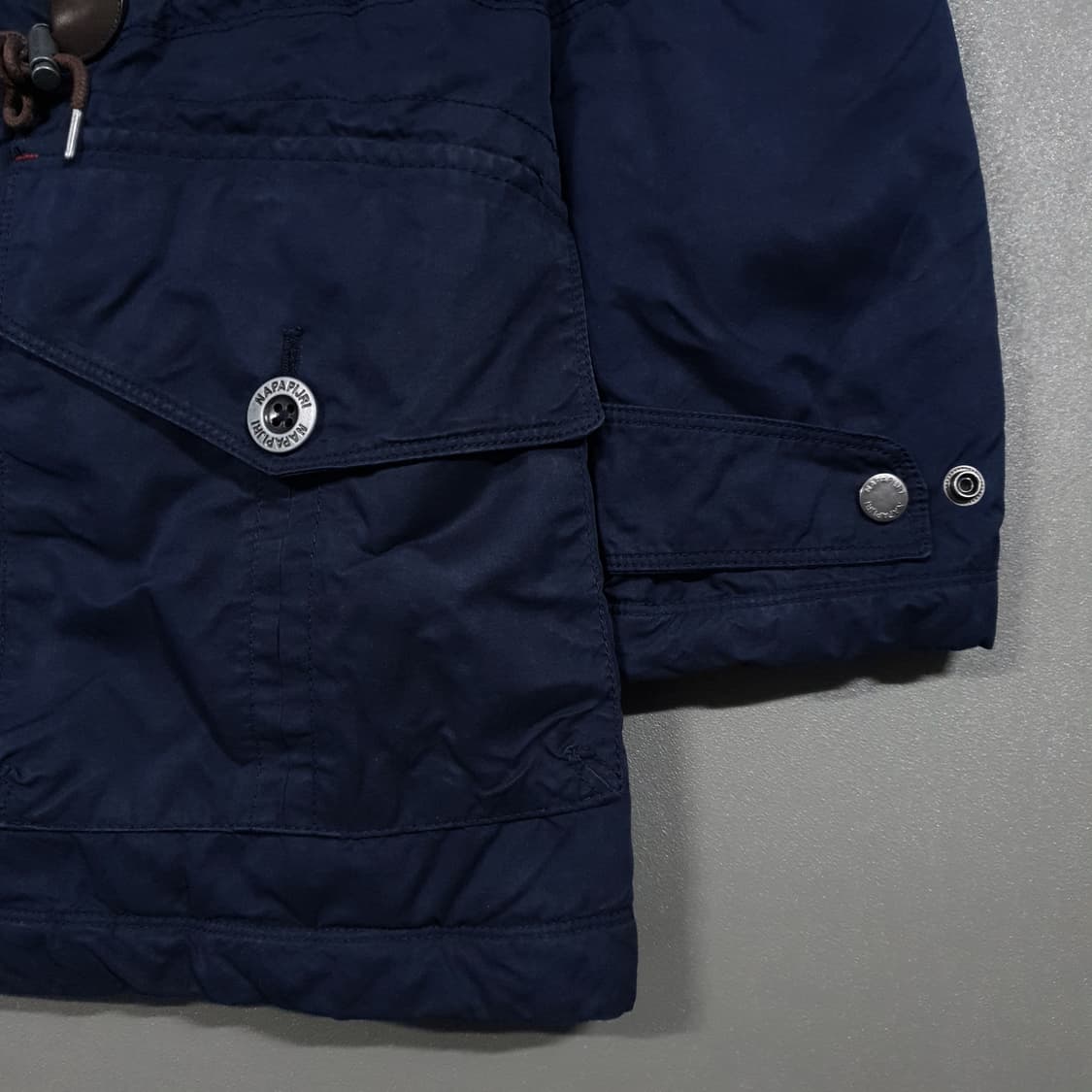 실측 M) 나파피리 헤리티지 윈터 파카 유틸리티 포켓 야상 후드 자켓 상품이미지2