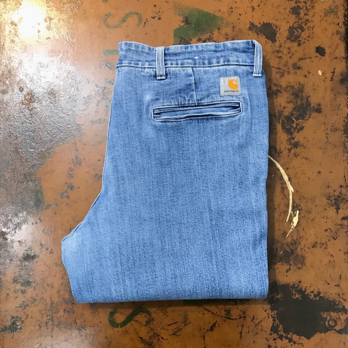 칼하트 중청 트라우저 데님 팬츠 청바지 허리 38 빅사이즈 상품이미지1
