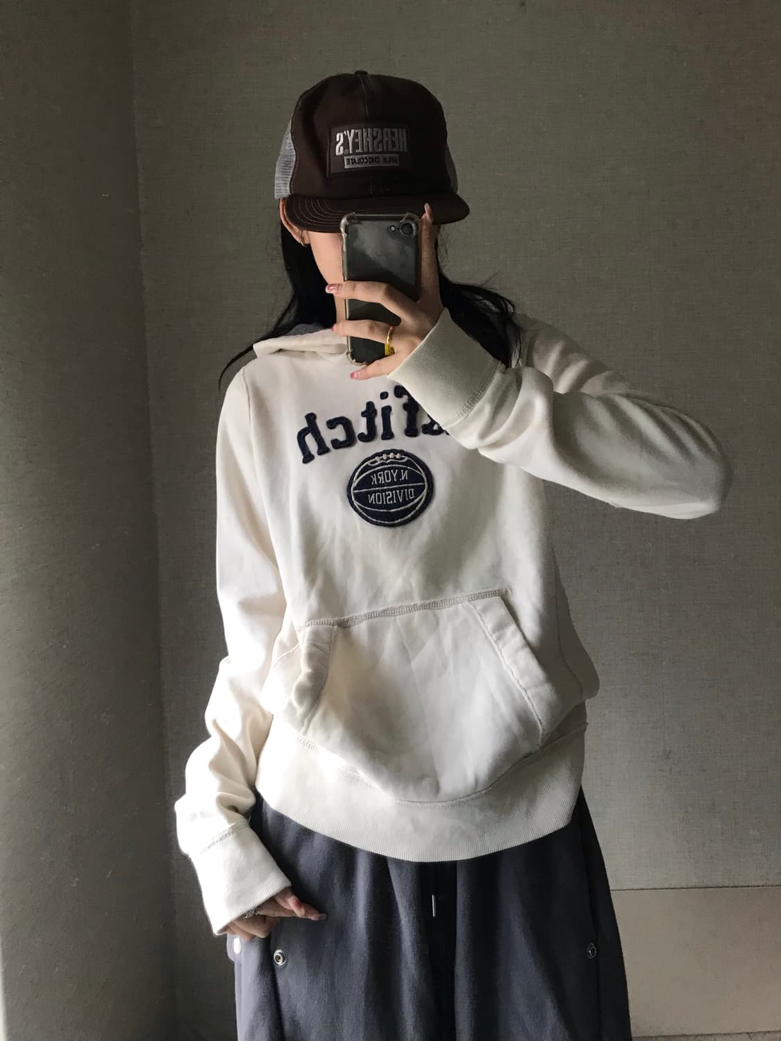 아베크롬비 아이보리 후드티 상품이미지1