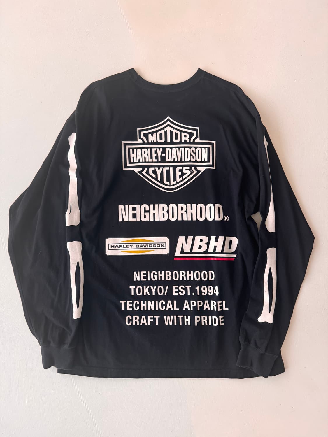 네이버후드 할리데이비슨 콜라보 티셔츠 상품이미지4