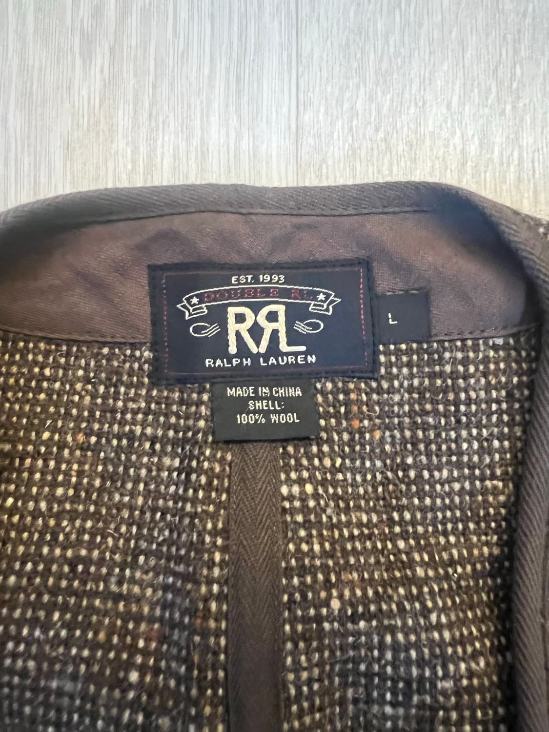 RRL browns beach style wool vest L 상품이미지2