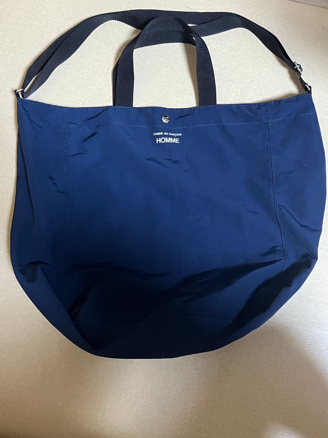 꼼데가르송 옴므 나일론 2way 백 navy 상품이미지2
