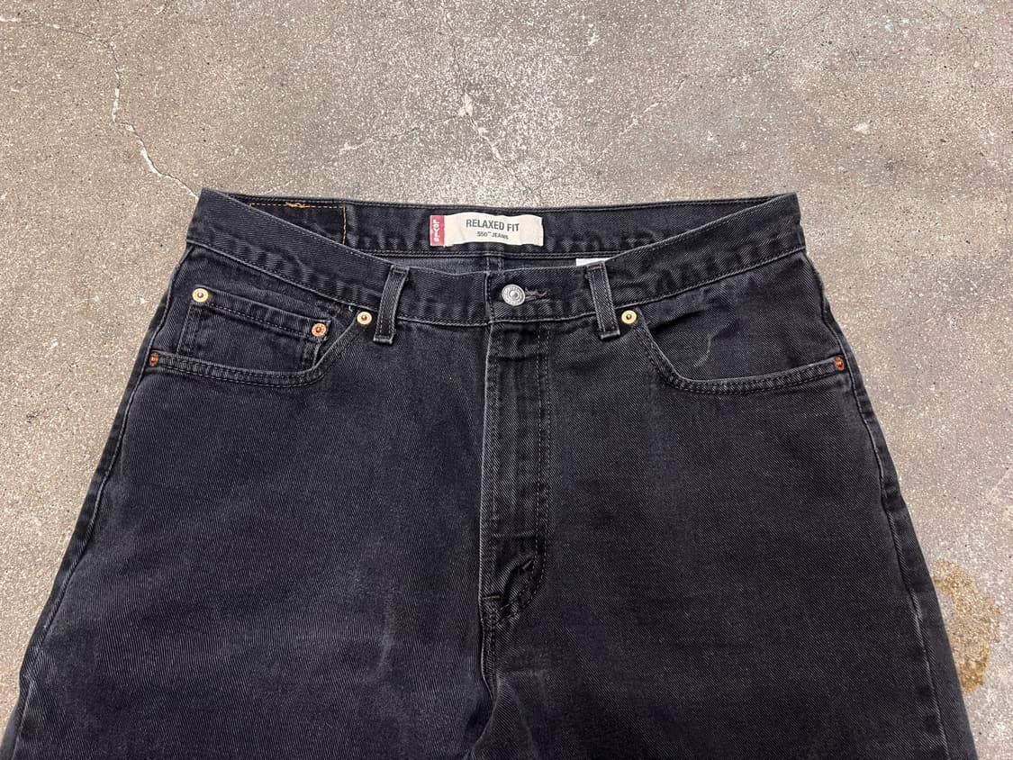 00‘s 리바이스 550 릴렉스핏 블랙진 USA 상품이미지2