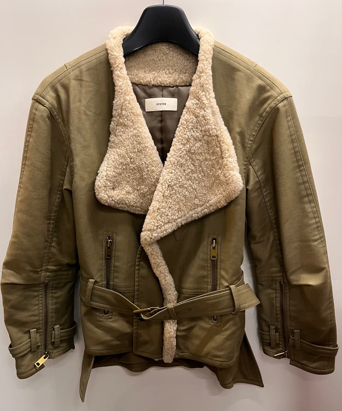 시스템 양털 카라 자켓 82 상품이미지1