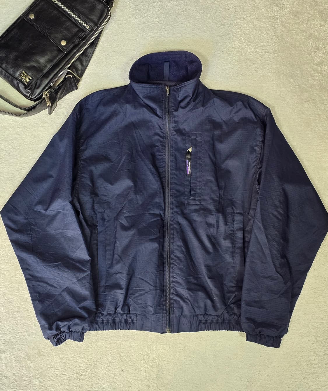 Patagonia 파타고니아 네이비 나일론 바람막이 자켓 XS 상품이미지1