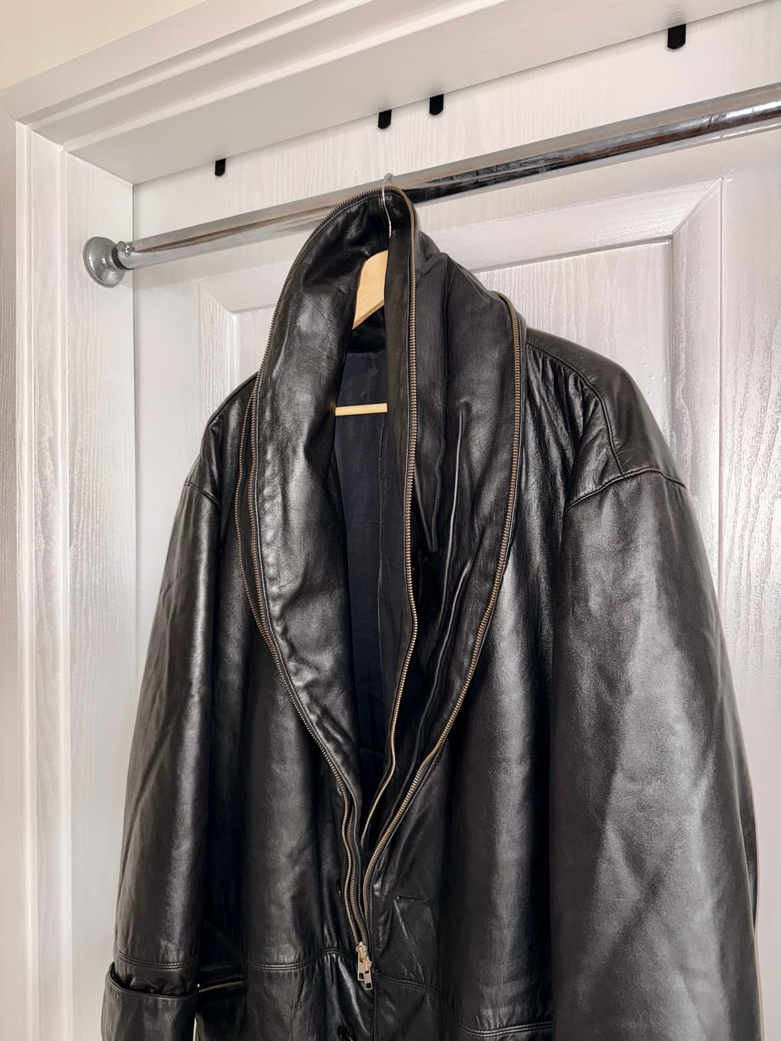 91AW Convertible Leather Jacket 상품이미지5