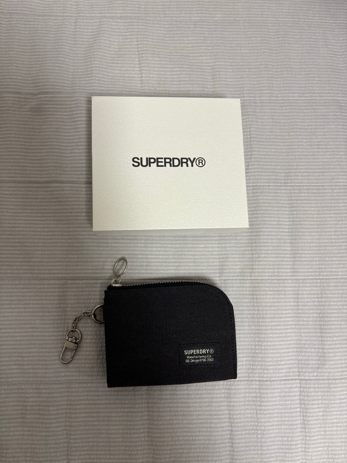 슈퍼드라이 빈티지 코튼 월렛 블랙 상품이미지1