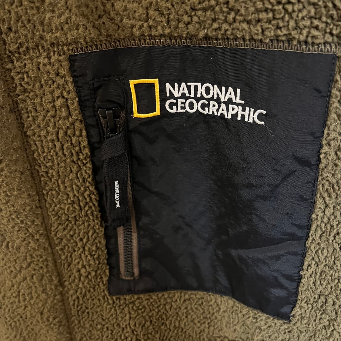 (L) 내셔널지오그래픽 뽀글이 롱 후리스 상품이미지3