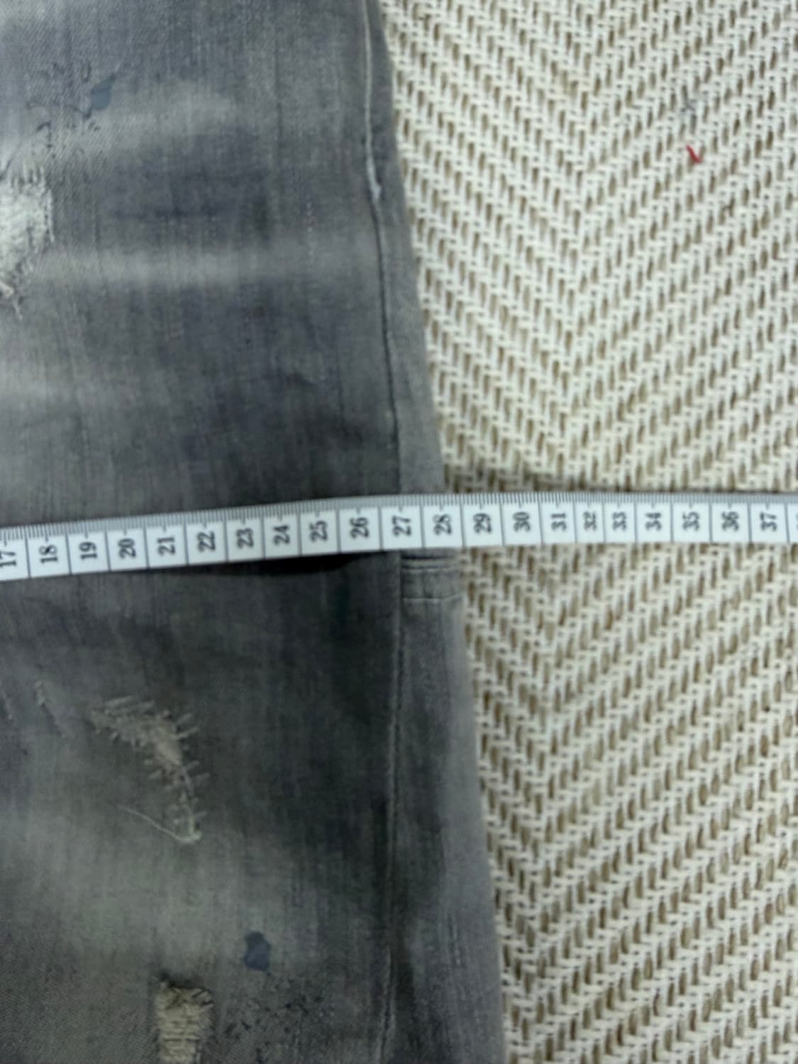 정품) 디스퀘어드2 데미지 워싱 타이디 바이커 청바지 46 상품이미지10