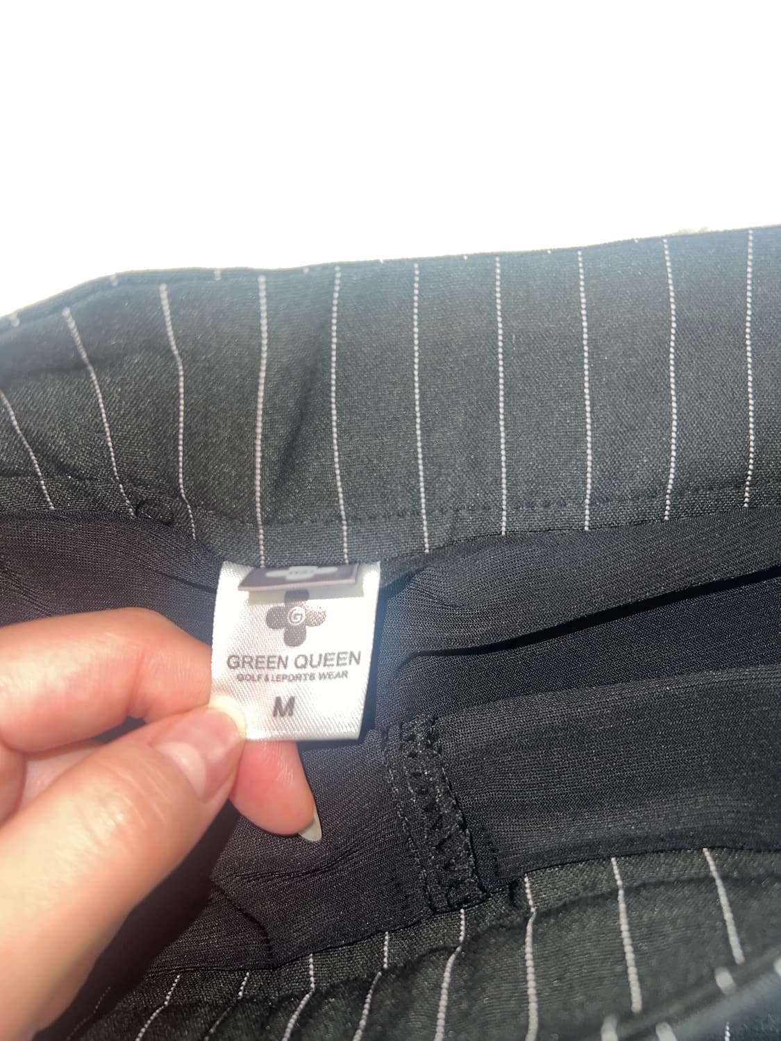 stripe mini skirt golf 골프 미니 스커트 팬던트 상품이미지4