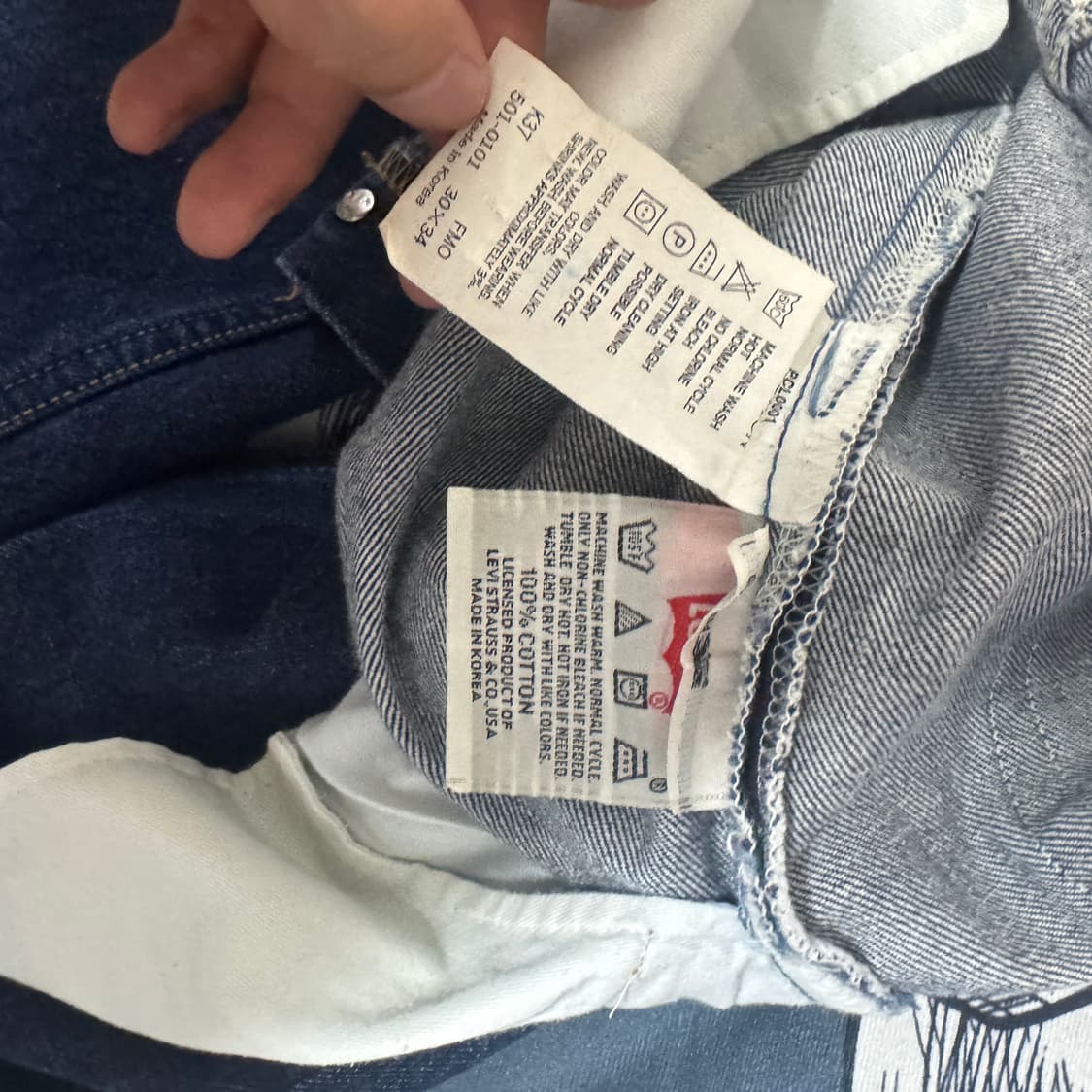 리바이스 501 데님바지 W76 L86 사이즈  상품이미지3