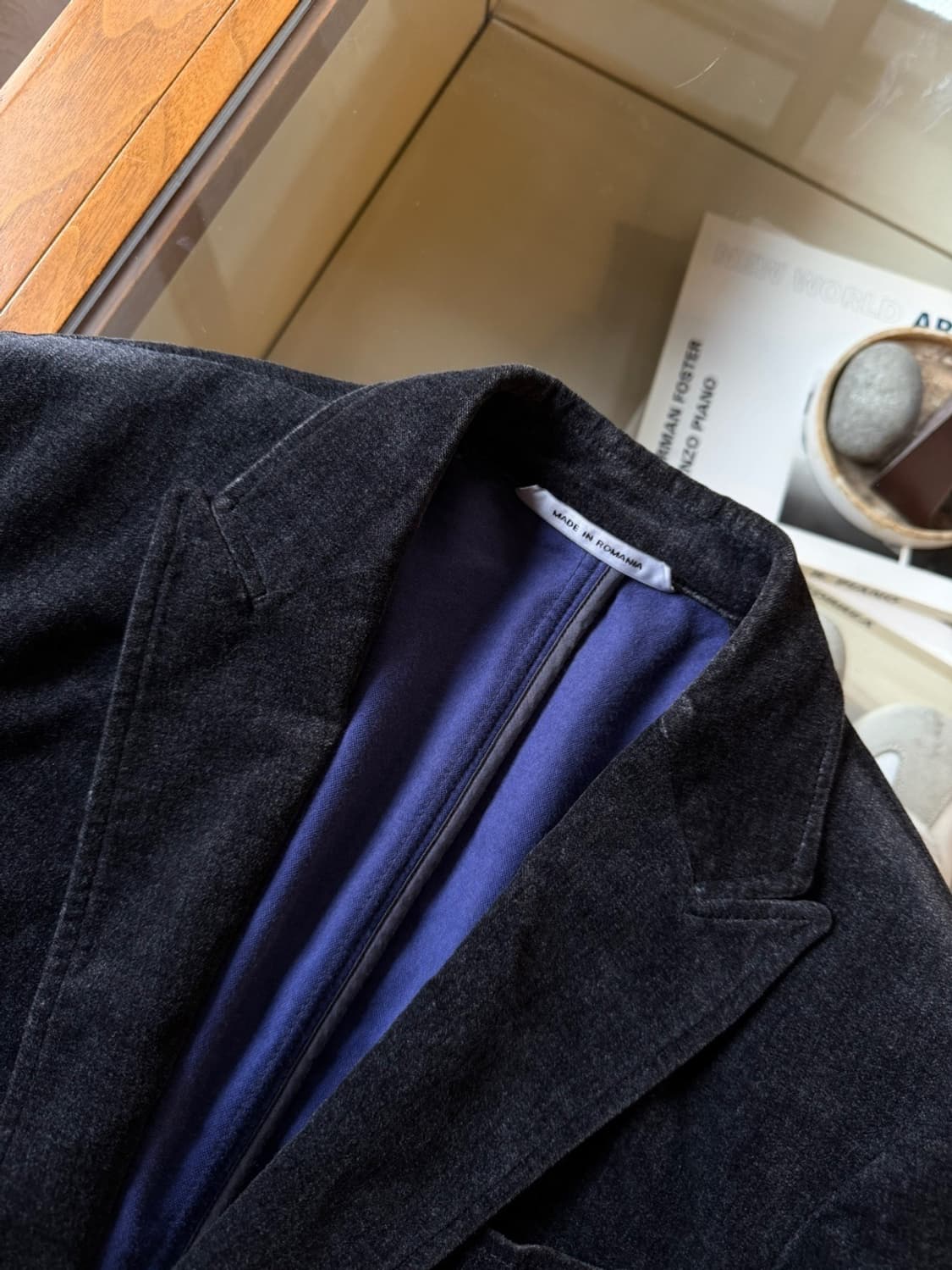 아르마니 꼴레지오니 벨루어 자켓 95 상품이미지6