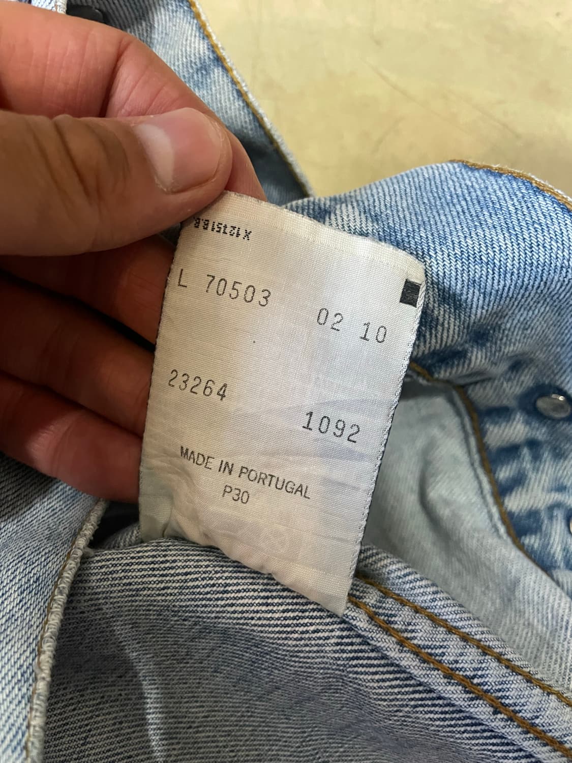 90’s 리바이스 데님 자켓 L MADE IN PORTUGAL 상품이미지10