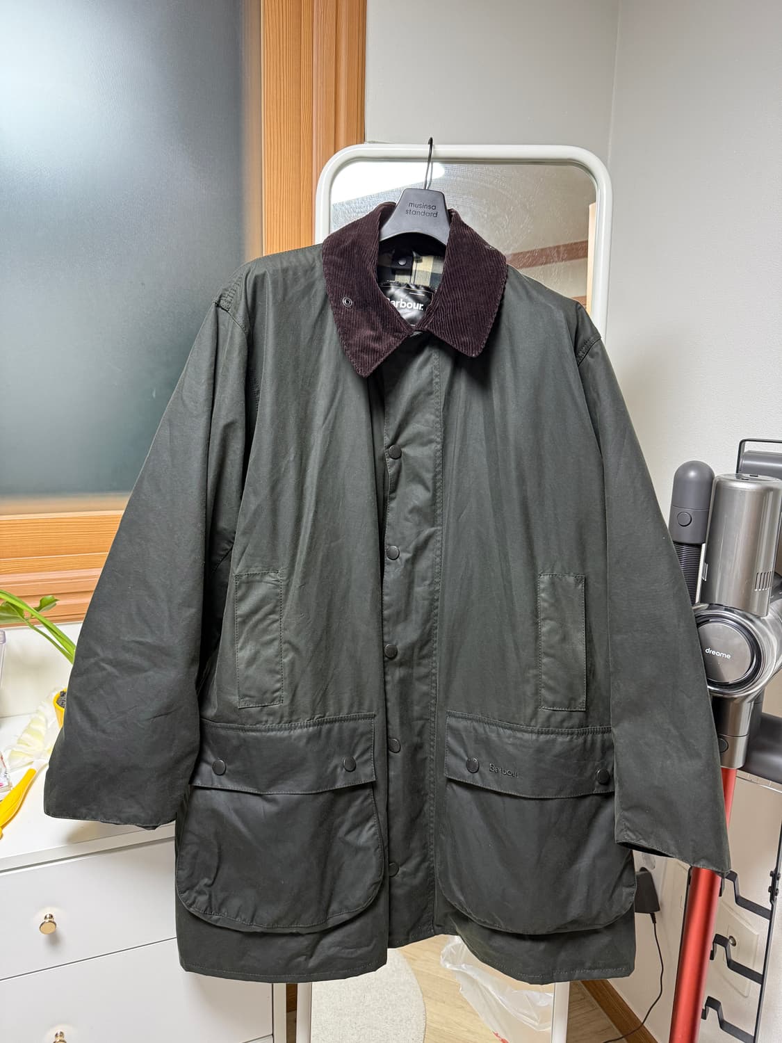 바버 보더 자켓 세이즈 48 사이즈 상품이미지1