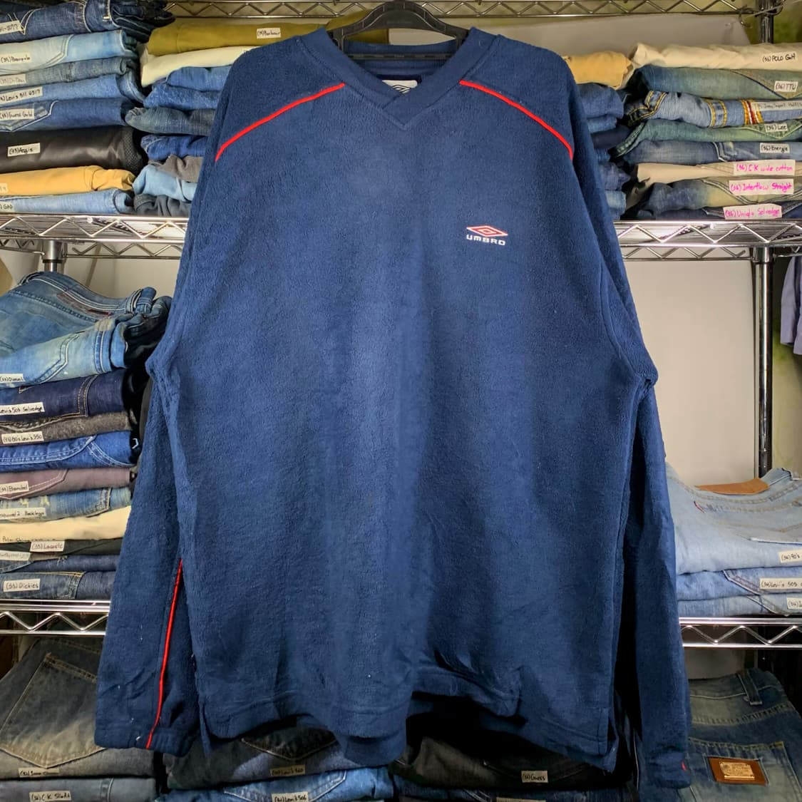 [L] 올드스쿨 엄브로 플리스 웜업 스웻셔츠 상품이미지2