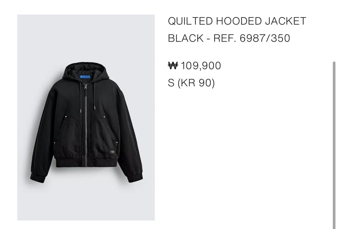 Quilted hooded jacket 상품이미지2