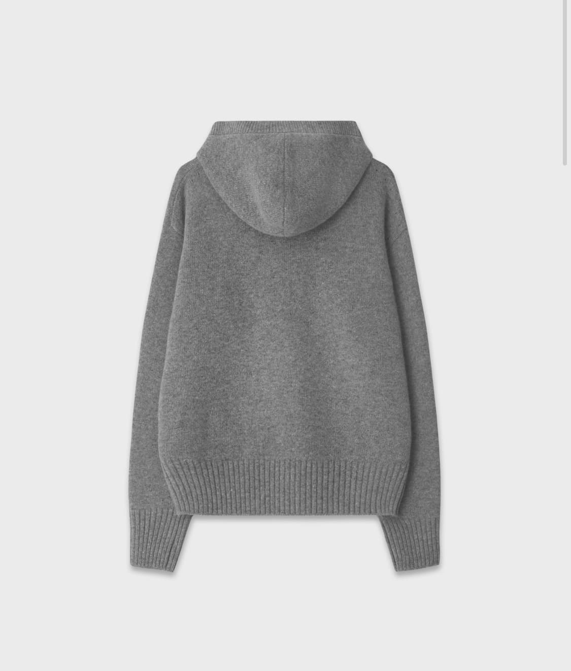 (M) 처칠롬퍼 캐시미어 후드 니트 그레이 상품이미지2