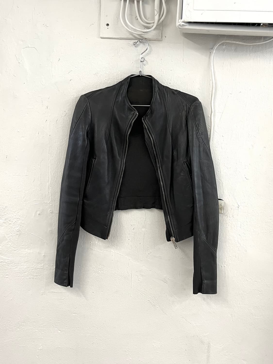 릭오웬스 2004FW 램스킨 레더 다트 자켓 상품이미지3