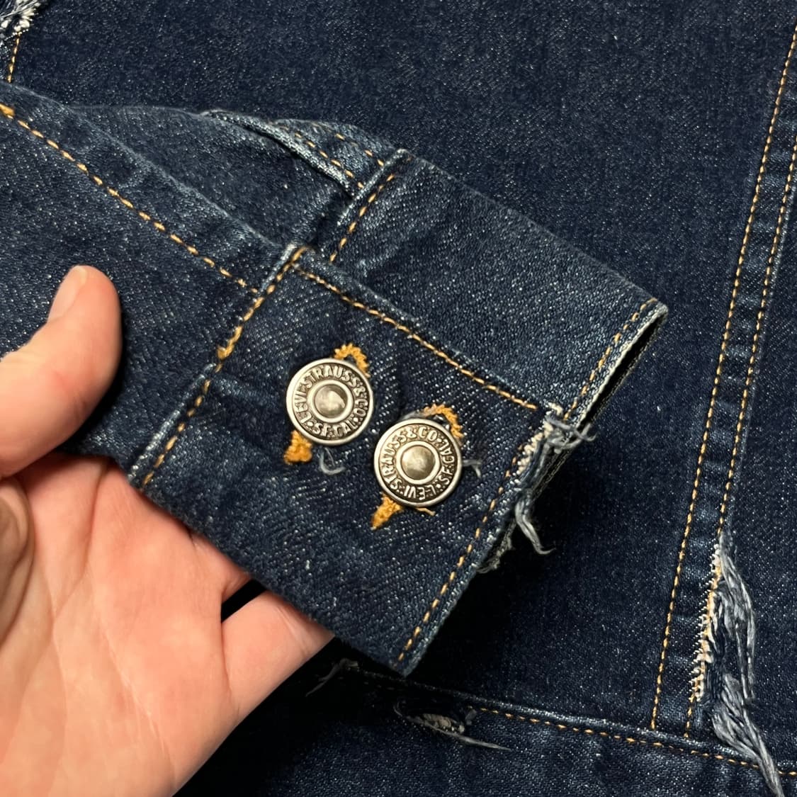 리바이스 레드텝 여성 데님 트러커 자켓 S 상품이미지5